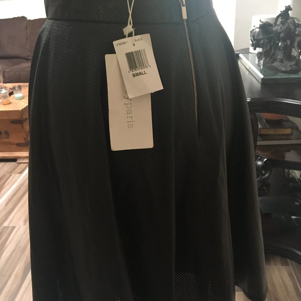 Faux Leather Skirt